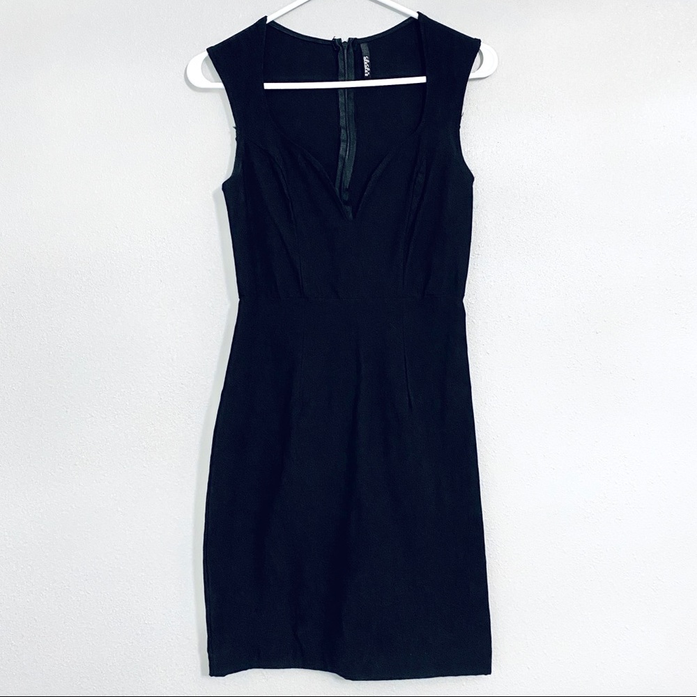Lulus black midi dress